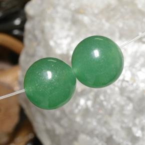 Avventurina naturale verde da 23,25 ct, sfera / palla, opaco