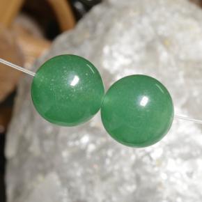 Avventurina naturale verde da 23,25 ct, sfera / palla, opaco