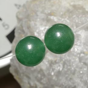 Avventurina naturale verde da 22,98 ct, sfera / palla, traslucido