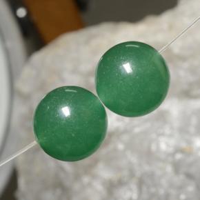 Avventurina naturale verde da 23,06 ct, sfera / palla, traslucido