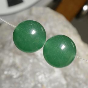 Avventurina naturale verde da 23,06 ct, sfera / palla, traslucido