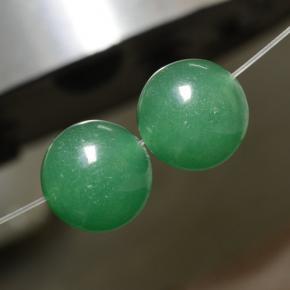 Avventurina naturale verde da 23,01 ct, sfera / palla, traslucido