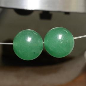 Avventurina naturale verde da 22,53 ct, sfera / palla, traslucido