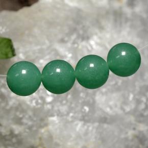 Avventurina naturale verde da 28,11 ct, sfera / palla, traslucido