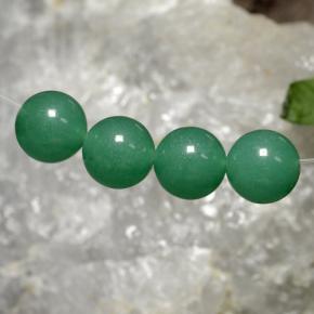 Avventurina naturale verde da 28,11 ct, sfera / palla, traslucido