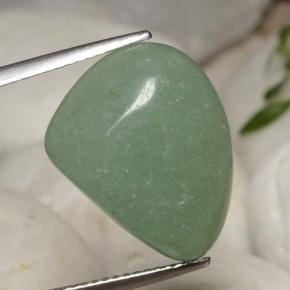 Avventurina naturale verde da 12,17 ct, forma fantasia, traslucido