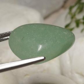 Avventurina naturale verde da 12,17 ct, forma fantasia, traslucido