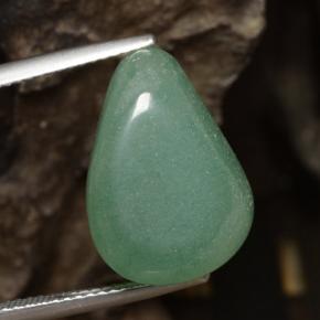 Avventurina naturale verde da 19,21 ct, forma fantasia, traslucido