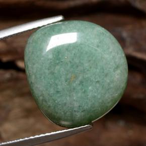 Avventurina naturale verde da 19,06 ct, forma fantasia, traslucido