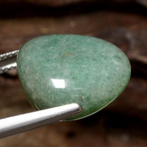 Avventurina naturale verde da 19,06 ct, forma fantasia, traslucido
