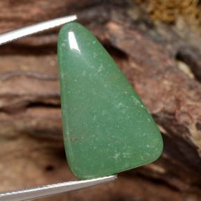 Avventurina naturale verde da 13,43 ct, trillion, traslucido