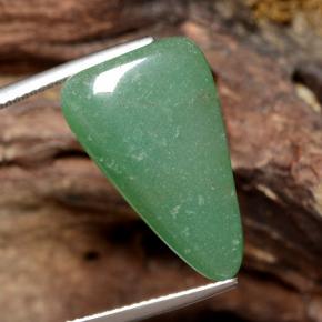 Avventurina naturale verde da 13,43 ct, trillion, traslucido