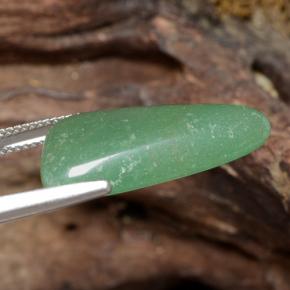 Avventurina naturale verde da 13,43 ct, trillion, traslucido