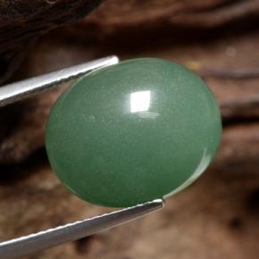 Avventurina Verde naturale da 14.05 ct, Taglio ovale, Traslucido
