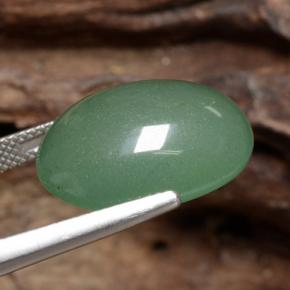 Avventurina Verde naturale da 17.30 ct, Taglio ovale, Traslucido
