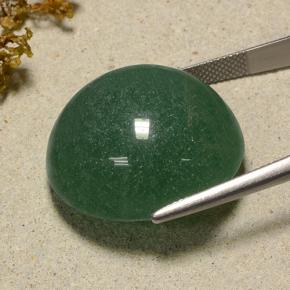 Avventurina naturale verde da 50,64 ct, taglio rotondo, traslucido