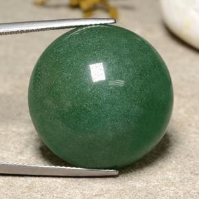 Avventurina Verde naturale da 48.62 ct, Taglio rotondo, Traslucido