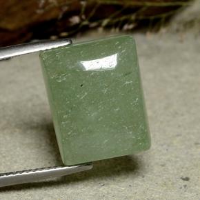 Avventurina Verde naturale da 13.91 ct, Taglio a baguette, Traslucido