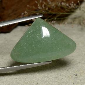 Avventurina Verde naturale da 18.66 ct, Forma a pera, Traslucido