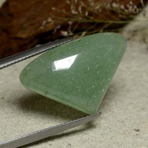 Avventurina Verde naturale da 18.66 ct, Forma a pera, Traslucido