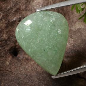 Avventurina Verde naturale da 10.93 ct, Forma a pera, Traslucido