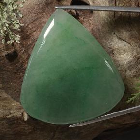 Avventurina Verde naturale da 89.12 ct, Forma a pera, Traslucido