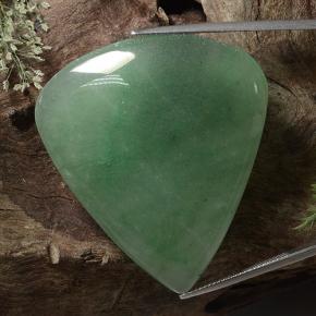 Avventurina Verde naturale da 89.12 ct, Forma a pera, Traslucido