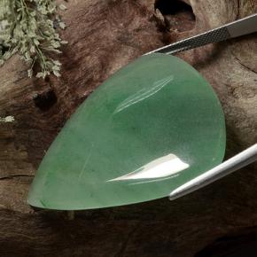 Avventurina Verde naturale da 89.12 ct, Forma a pera, Traslucido
