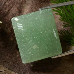 Avventurina Verde naturale da 23.41 ct, Taglio a baguette, Traslucido