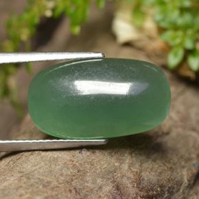 Avventurina naturale verde da 8,04 ct, taglio a cuscino, traslucido