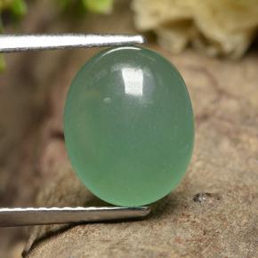 Avventurina Verde naturale da 3.64 ct, Taglio ovale, Traslucido