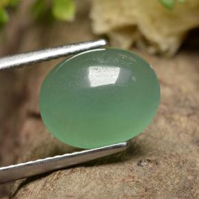 Avventurina Verde naturale da 3.64 ct, Taglio ovale, Traslucido