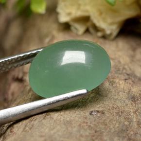 Avventurina Verde naturale da 3.64 ct, Taglio ovale, Traslucido