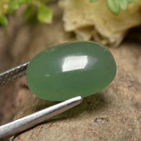 Avventurina Verde naturale da 4.62 ct, Taglio ovale, Traslucido
