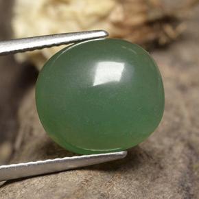 Avventurina Verde naturale da 6.23 ct, Taglio ovale, Traslucido