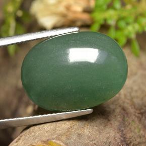 Avventurina Verde naturale da 19.39 ct, Taglio ovale, Traslucido