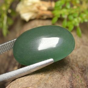 Avventurina Verde naturale da 19.39 ct, Taglio ovale, Traslucido