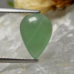 Avventurina Verde naturale da 2.14 ct, Forma a pera, Traslucido