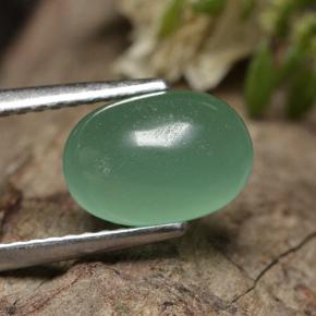 Avventurina Verde naturale da 2.18 ct, Ovale, Traslucido