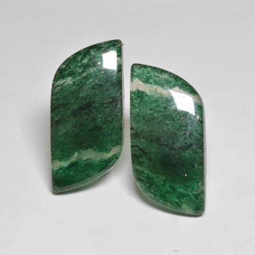 Avventurina naturale verde da 18,68 ct, forma fantasia, traslucido