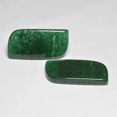 Avventurina naturale verde da 26,15 ct, forma fantasia, traslucido