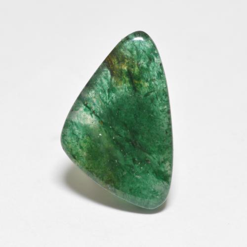 Avventurina naturale verde da 5,54 ct, forma fantasia, traslucido