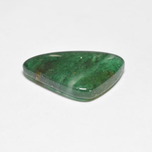 Avventurina naturale verde da 5,54 ct, forma fantasia, traslucido