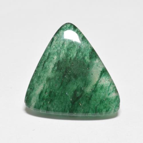 Avventurina naturale verde da 7,16 ct, trillion, traslucido