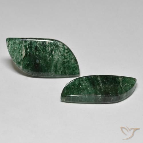 Gemme di Avventurina Verde foresta naturale da 23.52 ct, Taglio a fantasia, Traslucido