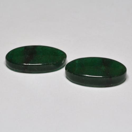 Avventurina naturale verde da 13,04 ct, taglio ovale, traslucido