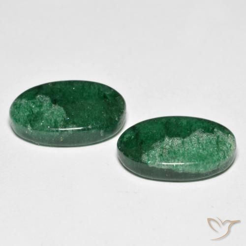 Gemme di Avventurina Verde medio naturale da 13.15 ct, Ovale, Traslucido