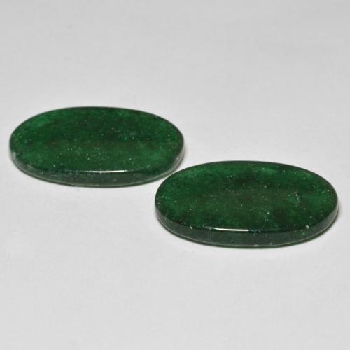 Avventurina naturale verde da 16,12 ct, taglio ovale, traslucido