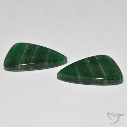 Gemme di Avventurina Verde scuro naturale da 13.52 ct, Taglio a fantasia, Traslucido