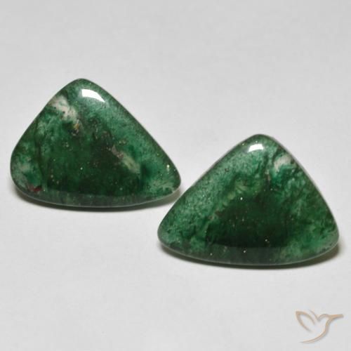 Gemme di Avventurina Verde brillante naturale da 10.03 ct, Forma fantasia, Traslucido